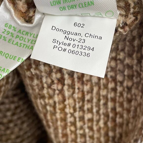 Lilly Pulitzer Cormac Sweater Set in Cafe Ole Safari Tweed Brown White Medium - Picture 8 of 9